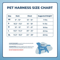 Aerolite No Pull Mesh Dog Harness with Lightweight, Soft, Breathable Chest Coverage, Reflective Stitching, and Adjustable Straps for Walking, Running, Training, Heavy Duty and Durable - Baby Blue, XL