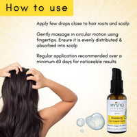 Mystiq Living Rosemary Hair Growth Serum for Scalp with 3% Redensyl, 4% Anagain, 6% Keratin - 30 ML | Advanced Hair Growth Serum for Hair Fall Control | For Men & Women