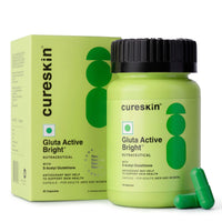 Cureskin Gluta Active Bright Glutathione Tablets | Glutathione Tablets for Skin Whitening | Glutathione Supplements | Glutathione for Skin Whitening