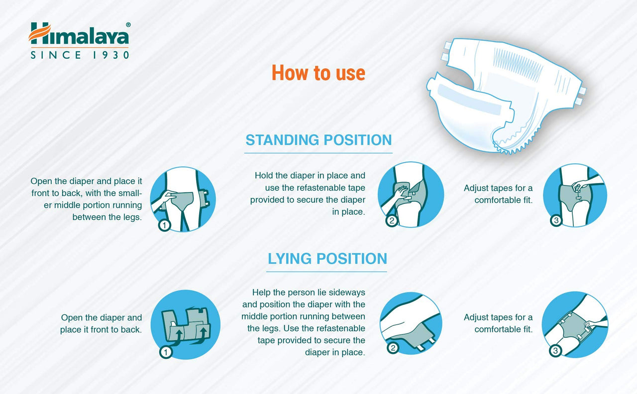 Himalaya Adult Diaper (L) 10's