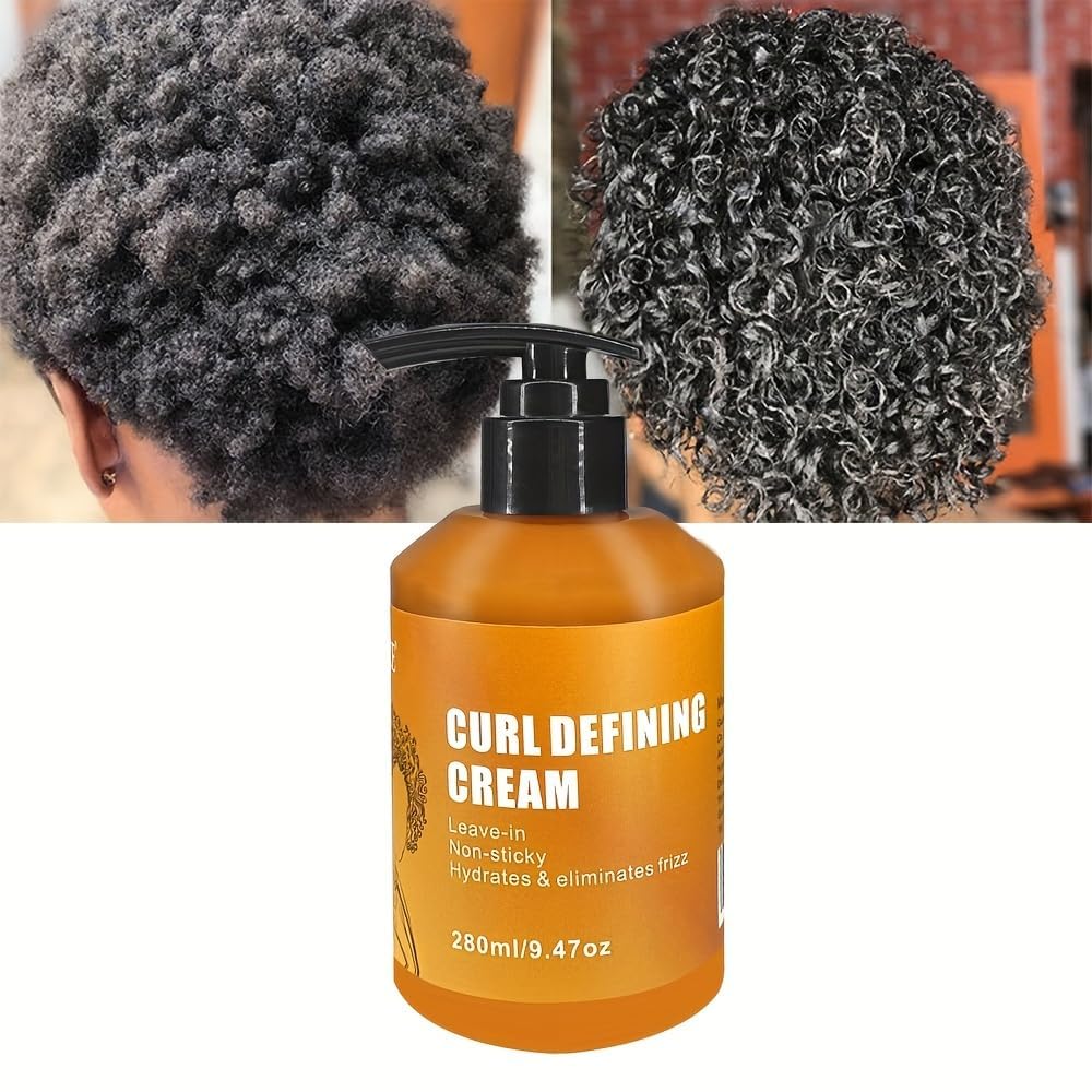 Argan Oil Curl Defining Cream – Moisturizing & Frizz Control, Sulfate & Paraben Free, For Wavy & Curly Hair, Increases Shine & Volume, Deep Hair Treatment, Unisex, 4.6 fl oz