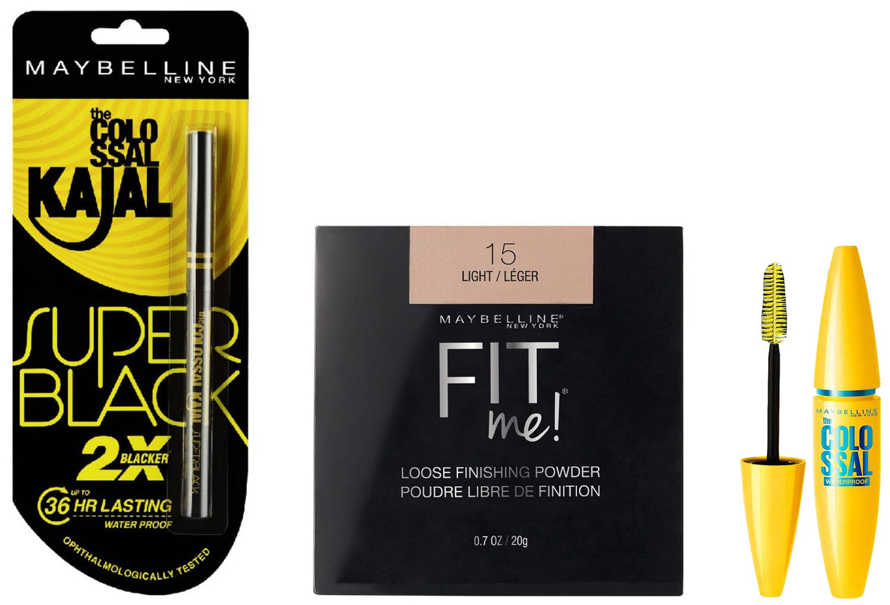 Maybelline New York Loose Finishing Shimmery Powder, Controls Shine, Mineral Based Formula, Fit Me, 15 Light, 20G, Beige