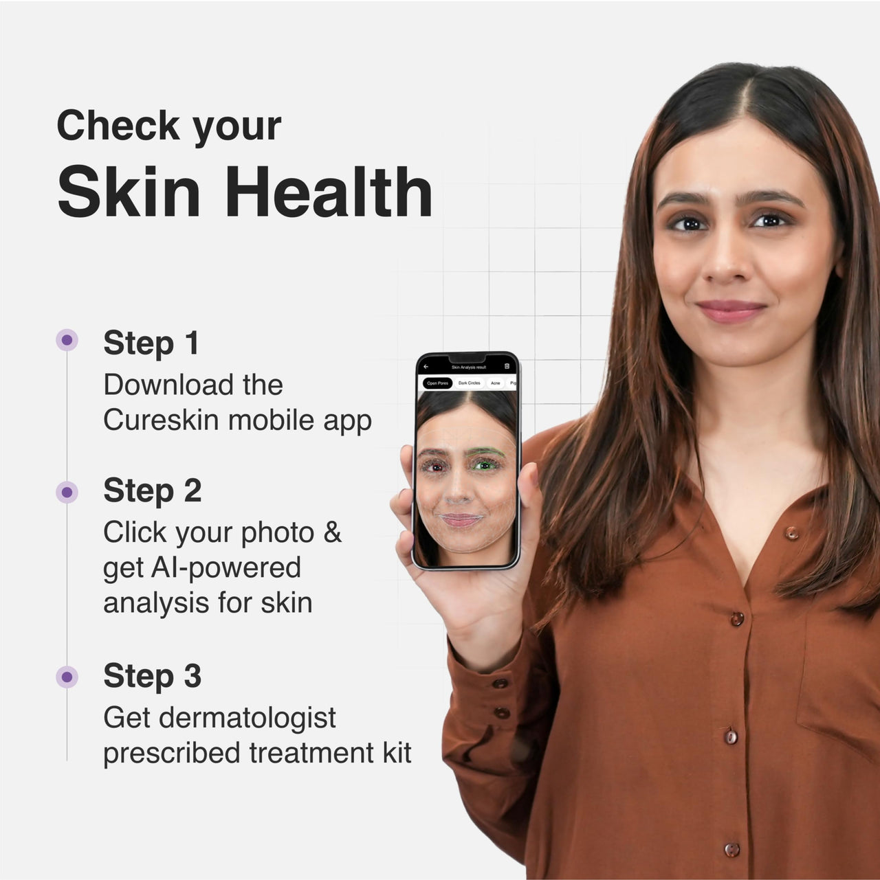 Cureskin Collagen Boost Hyaluronic Acid Serum | Plumps & Repairs with Hyaluronic Acid, Ceramide 3 & Copper Peptide