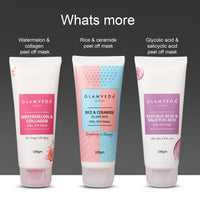 Glamveda Activated Charcoal Peel Off Mask | Cleans Pores, Removes Blackheads & Tanning | Anti Pollution | Pimples| Acne -100g