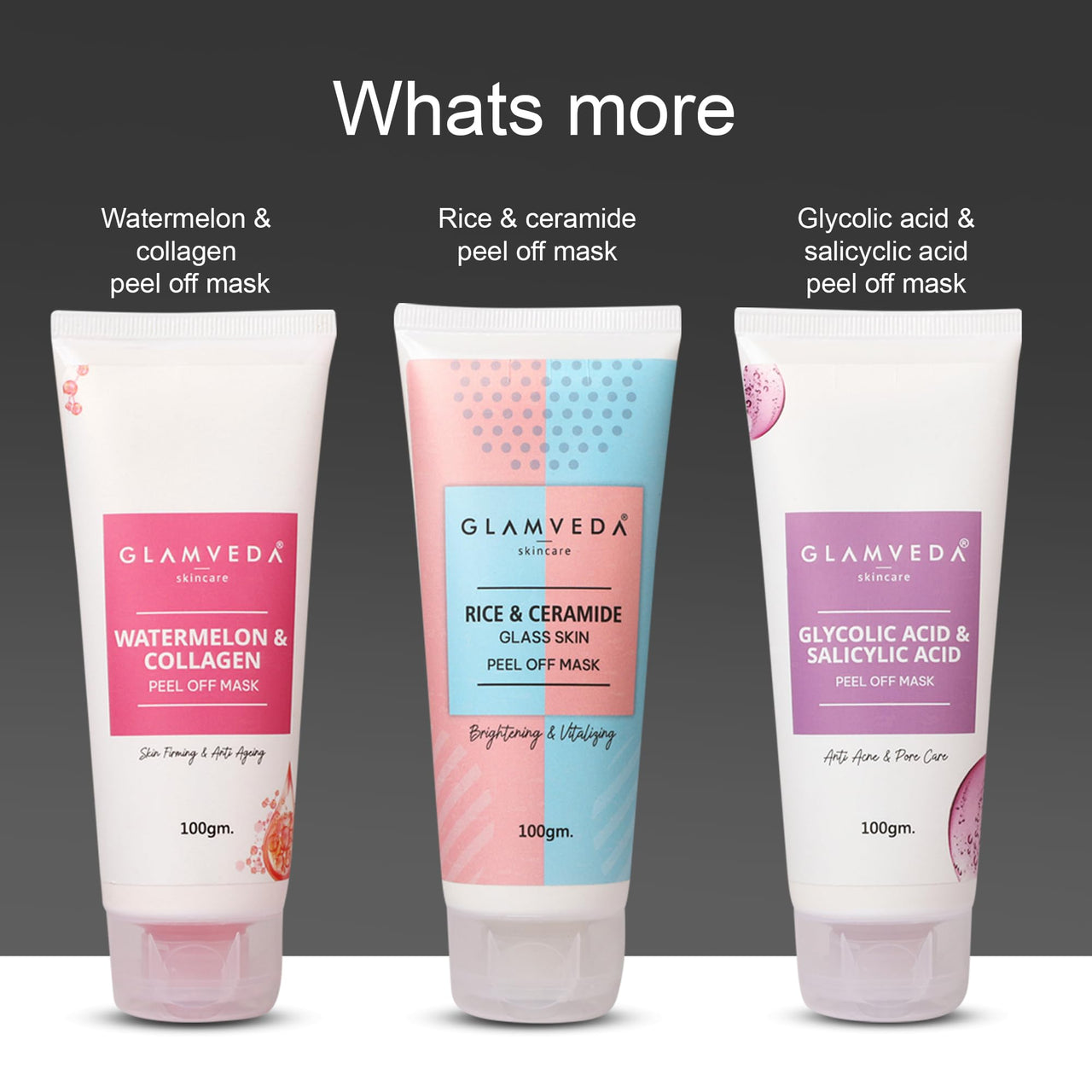 Glamveda Activated Charcoal Peel Off Mask | Cleans Pores, Removes Blackheads & Tanning | Anti Pollution | Pimples| Acne | No Parabens Enriched With Argan Oil & Vitamin E 100gm Pack Of (2)