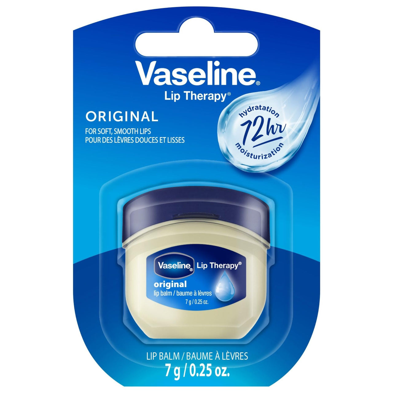 Vaseline Lip Therapy Original, 1 Count, White