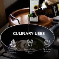 Hesthetic - Edible Cold Pressed Sunflower Oil | 500ml | Rich in Healthy Fats, Ideal for Cooking, Frying & Salad Dressings | 100% Pure & Natural | Food Grade Virgin Oil | Glass Bottle