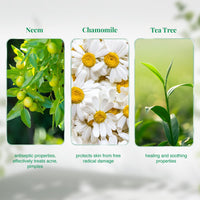 VLCC Neem Face Wash - 150ml X 2 | Buy One Get One (300ml) | Fights Acne, and Pimples | Soothe Skin Inflammation and Irritation | With Neem, Chamomile, Tea Tree, Eucalyptus & Carrot seed.