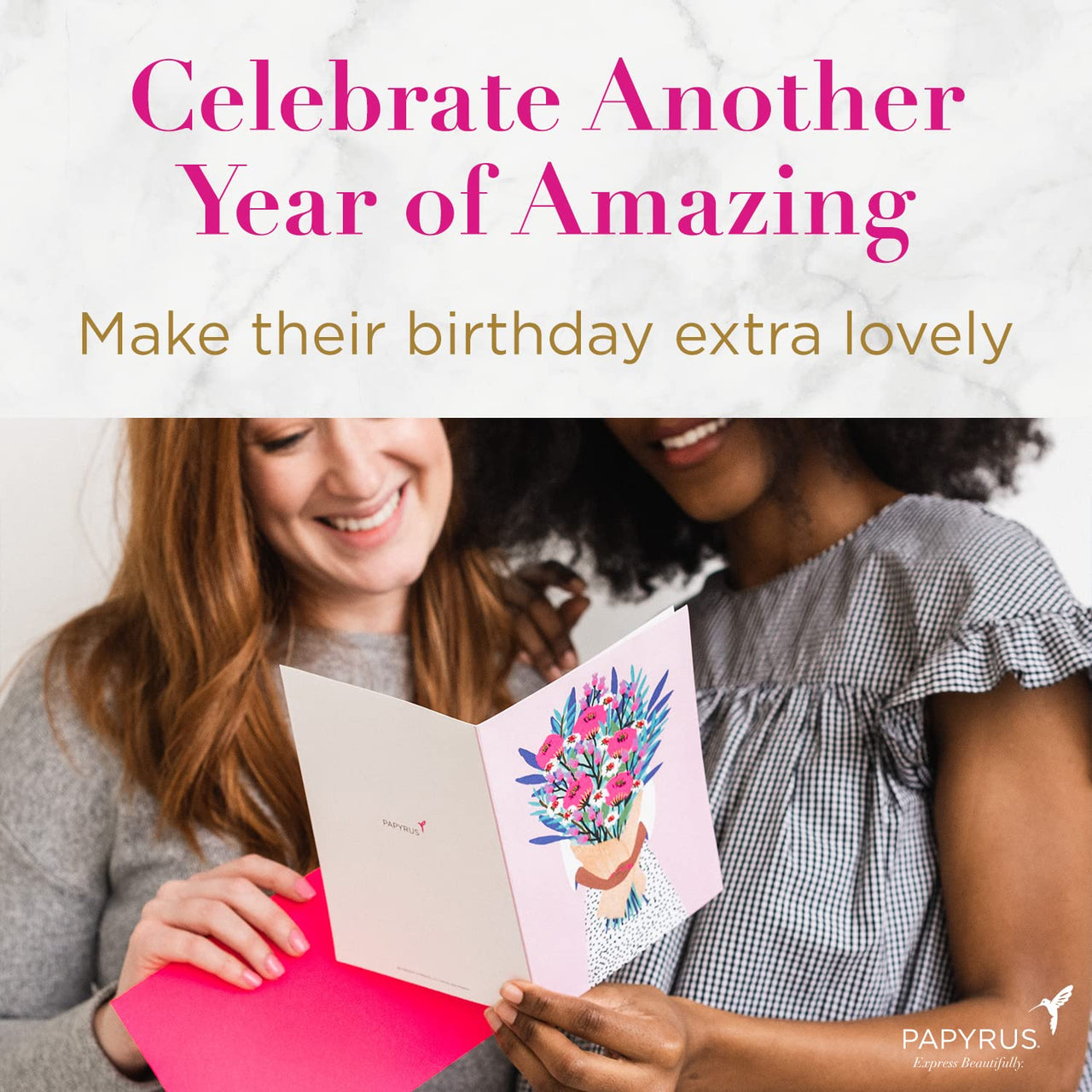 Papyrus Blank Birthday Card (Happy Birthday) Cake Slice