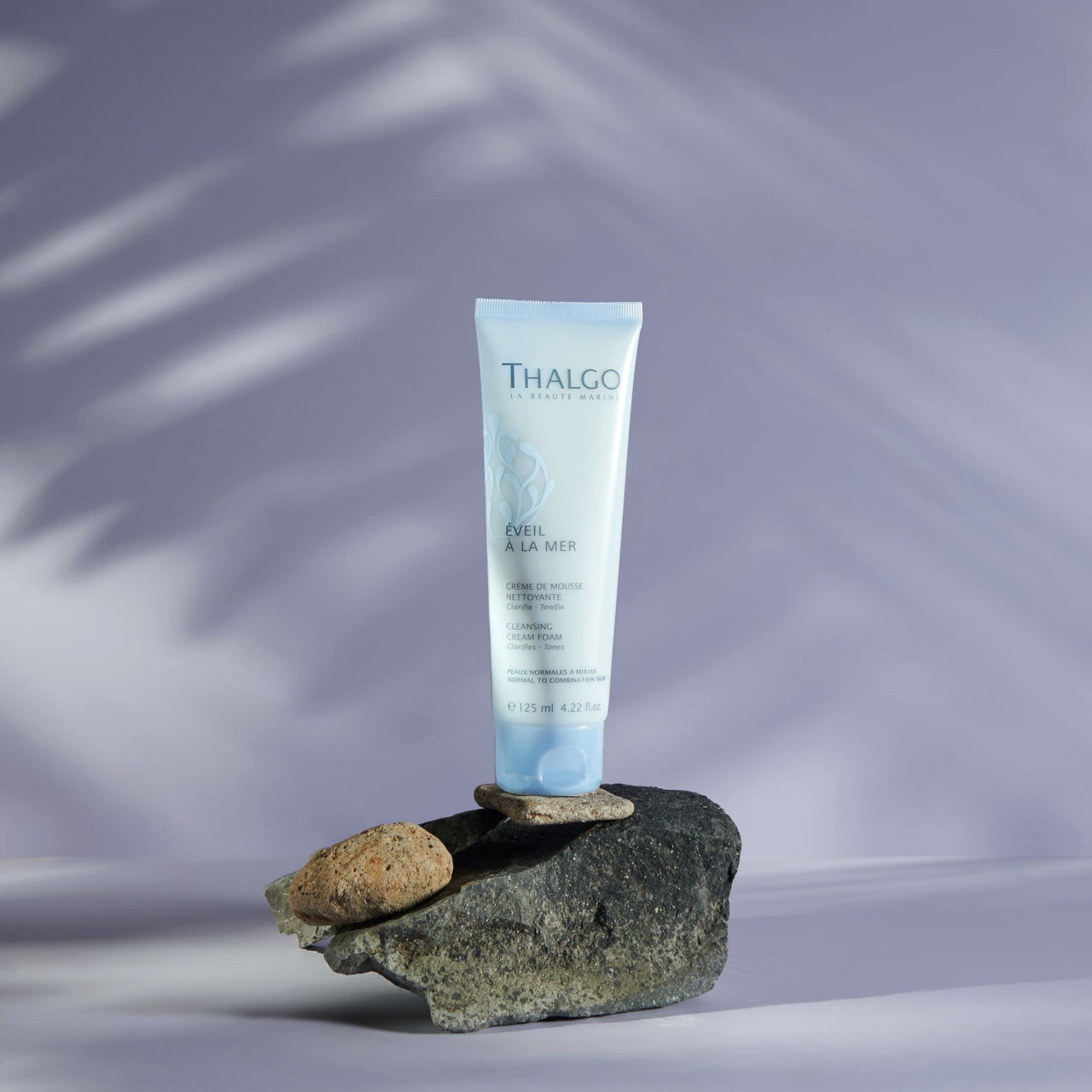 Thalgo Cleansing Cream Foam - Cream-to-Foam Face Cleanser for All Skin Types - Makeup Remover & Purifying Cleanser - 125ml