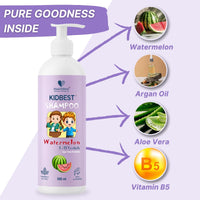 HealthBest Kidbest Hair SHAMPOO for Kids | Extra Nourishing | Dry & Damaged to normal Hair | Tear, Paraben, SLS free | 500ml