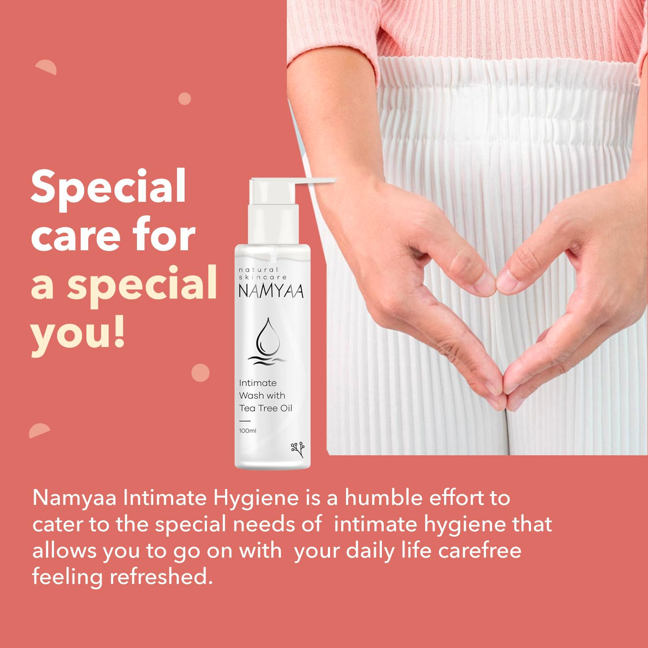 Namyaa Intimate Lightening Serum and Hygiene Wash for Men and Women, 100 gram each