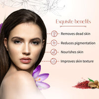 Ayouthveda Kunkumadi Face Scrub | Revitalize & Refine Skin Texture | With Walnut, Finest Kashmiri Saffron & Sunflower Extract | Cleanse Impurities & Promote New Cell Growth (Pack Of 1-50g)