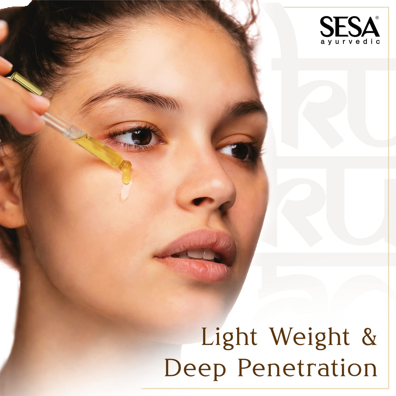 SESA Kumkumadi Face Serum 30ml for Radiant & Glowing Skin Made with 40% Kumkumadi Thailam Face Oil Repairs Dull & Damaged Skin Light Weight & Non Sticky Suitable for all Skin Types
