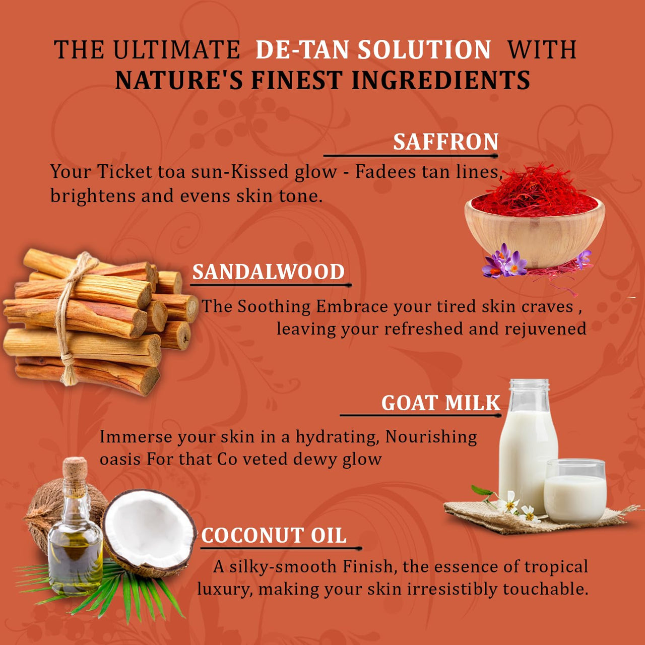 HarGhar Soap Sandalwood & Saffron Magic Soaps For Bath (300 Gms Pack Of 3) | Paraben Free | Chandan & Kesar Bath Soap | Handmade Soaps For Glowing | Skin Brightening Soap For Men & Women