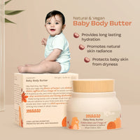 Maate Baby Body Butter (150 gm) | Enriched with Pure Kokum Butter, Shea Butter, Orange & Saffron Oil | Baby Cream For Face, Skin & Body | Baby Body Butter For Kids 0-12 years | Baby Moisturizer Cream