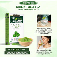 INDUS VALLEY Skin and Hair Care Combo | Natural Tulsi Leaf Powder | Ocimum Sanctum With 100% Organic and Pure Non-Toxic Aloe Vera Gel (100g +175ml)