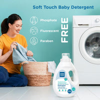 Mee Mee Mild Baby Liquid Laundry Detergent Refill Pack, 1.2L & Mee Mee Mild Baby Liquid Laundry Detergent, 1.5L