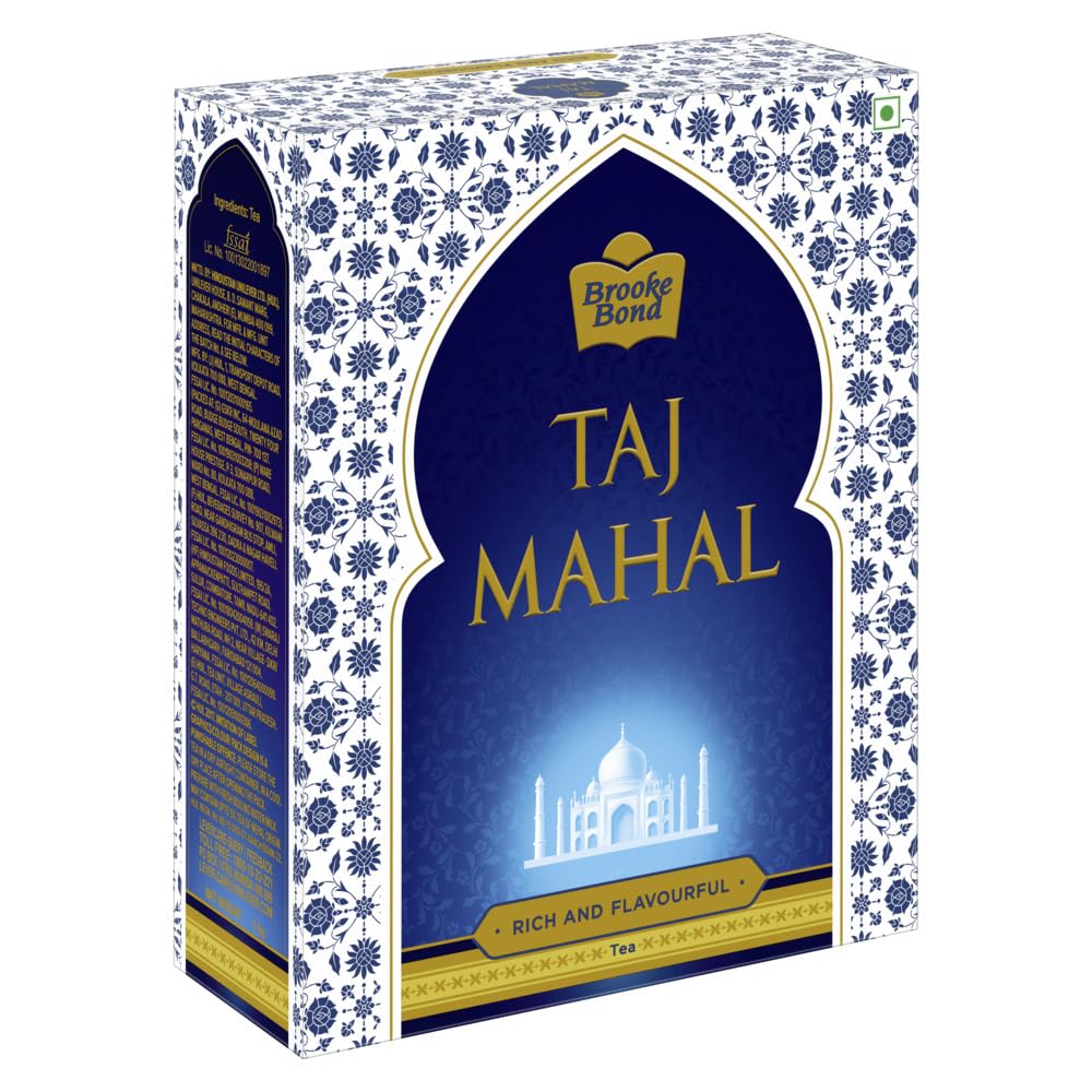 Taj Mahal Tea with Long Leaves, 1kg, Black tea, Powder