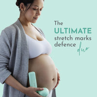 Orimii Happy Belly Stretch Mark Defence Regime For New & Expecting Mothers | Bump Body Butter & Belly Oil Combo For Hydration & Moisturization | Essential Combo For New Moms