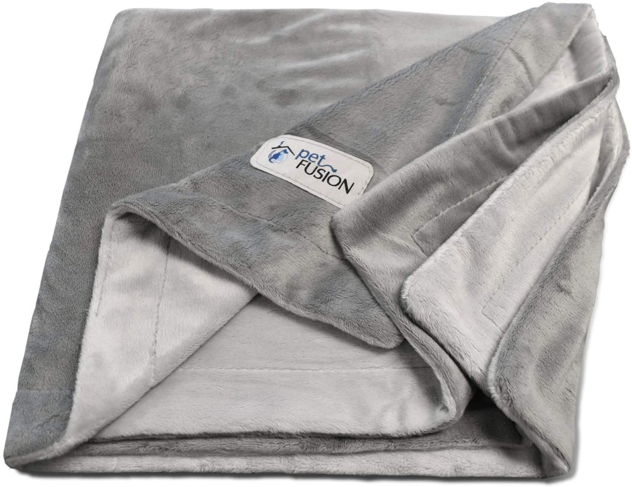 PetFusion Premium Dog Blanket, Cat Blanket | Ultra Soft Pet Blanket Available in Plush or Quilted, 2 Colors (Grey, Brown) | Perfect Blanket for Small Dogs & Large Dogs. 12 Month Warranty Small (31 x 27") Gray