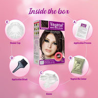 Vegetal Bio Colour, 50G, Pack Of 2, Burgundy