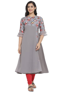 ALC Creation Women's  Crepe Regular Kurta