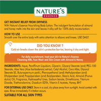 NATURE'S ESSENCE Almond & Honey Body Lotion, Smooth Skin in 5 Seconds, Nourishing & Non-Greasy for Dry to Rough Skin, Goodness of Aloe Vera & Shea Butter, White, 100 ml