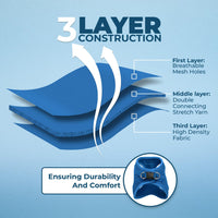 Voyager Step-in Air Dog Harness - All Weather Mesh Step in Vest Harness for Small and Medium Dogs and Cats by Best Pet Supplies - Harness (Royal Blue), L (Chest: 18-20.5