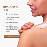 Oshea Herbals Cocoa Butter Deep Moisturising Body Butter for Dry to Normal Skin SPF 15 with 24+ Hrs Moisturizing | Enriched with Cocoa Butter, Shea Butter & Vitamin E | Paraben & Mineral Oil Free 200g