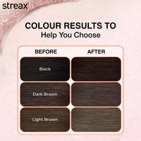 Streax Gel Hair Colour for Women & Men, Dark Brown 3, 150ml|Hair Colour Brown|100% grey coverage |Long Lasting Hair Color, easy to use| Ammonia Free Hair Color, No Paraben & Sulphate (Pack of 2)