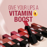 Hilary Rhoda Matte About You Lipstick | Long Lasting & Highly Pigmented Lipstick | Glides Smoothly | Matte Finish | One Stroke Application | Cruelty-Free & Vegan - 3g (Burgundy Magic - Shade 10)