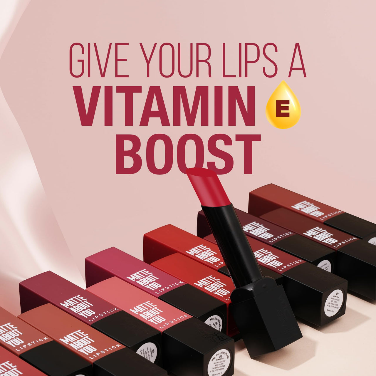 Hilary Rhoda Matte About You Lipstick | Long Lasting & Highly Pigmented Lipstick | Glides Smoothly | Matte Finish | One Stroke Application | Cruelty-Free & Vegan - 3g (Cocoa Crush - Shade 11)