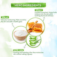 Mamaearth Honey Malai Oil-Free Face Moisturizer for Nourishing Glow - 80 g