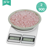 T4U Tumbled Chips Stones Crushed Crystal Quartz 2 LB, Irregular Shaped Gravel Pebble Healing Stone, DIY Smoothed Rock for Potted Plant,Resin Art,Vase Fillers Aquarium Gravel Rocks (Light Rose) #2 - Rose