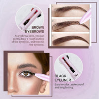 EBIZ HIVE 4in1 Makeup Pen Eye Liner Lip Liner Highlighter Eyebrow Liner All in One Makeup Pencil Waterproof Lip Color Magic Color Changing Lipstick Makeup Beauty Tool For Women For Travel.