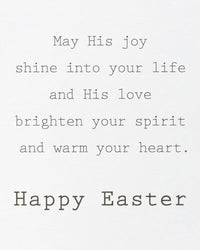 American Greetings Religious Easter Cards with Envelopes, May His Joy Shine (6-Count)