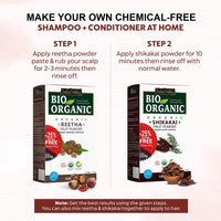 INDUS VALLEY Bio Organic Reetha Powder Sapindus Mukorossi 100% Organic & Chemical Free Skin Cleanser (250gm)