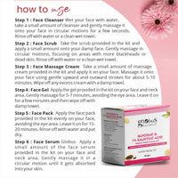 Globus Naturals Glycolic & 1% Salicylic Acid Face Wash & Facial Kit Combo, Anti Acne & Oil Control Formula, For Normal to Oily Skin