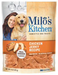 Milo's  Kitchen Dog Treats, Chicken Jerky, 15 Ounce 15 Ounce (Pack of 1)