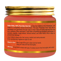 INDUS VALLEY Bio Organic Color Protection Aloe Vera Gel With Argan Oil For Rich Colour & Shiny Hair - (175 x 2 = 350ml) Set of 2