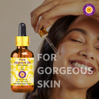 Deve Herbes Vitamin E Oil with Glass Dropper for Healthy Skin, Hair & Nails | Pure | Non-Sticky | Non-greasy | Lightweight | All Skin Types | Men and Women 50ml