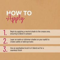 Seven Seas Color Balance Eyeshadow Palette | Matte,Shimmery & Glitter Eye Shadow Palette For Face Makeup (01, 24.4g)