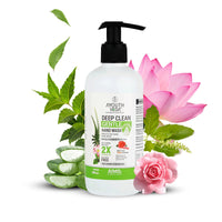 Ayouthveda Deep Clean Gentle Hand Wash | With Neem, Aloe Vera, Tulsi & Lotus | Gently Cleanses & Moiusturizes Hands | Germ Protection Formula Without Any Harsh Chemicals (Pack Of 1; 300ml)