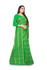 Amazon Brand - Anarva Soft Heavy & Cotton Silk Sarees for women, Beautiful saree free size with unstitched Blouse Piece