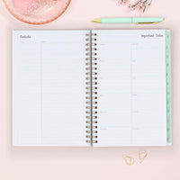 Blue Sky 2024 Weekly and Monthly Planner, January - December, 5