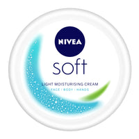 Nivea Body lotion, Nourishing Body Milk with 2x Almond Oil, 400 ml and Nivea Soft Light Moisturizer, Non Sticky Cream, 100 ml