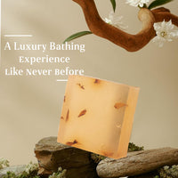 Ashpveda Ayurvedic Jasmine & Mogra Bath Soap Herbal Cleanser, Gentle Skin Care, Natural Scent, Nourishing Bath Bar for Skin Brightening & Moisturizing, 75gm