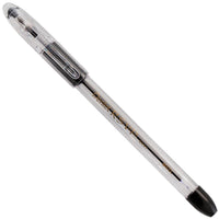 Pentel(R) R.S.V.P.(R) Ballpoint Pens, 1.0 mm, Medium Point, Clear Barrel, Black Ink, Pack Of 12, BK91-A 12 Count (Pack of 1)