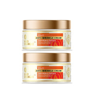 Khadi Organique Anti Wrinkles Cream For Women with Saffron and Papaya - Pack of 2